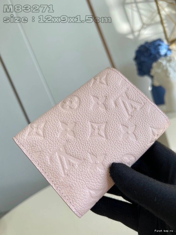 First bag ru VUITTON LOUIS WALLET-12*9.5*2.5 VICTORINE cm 0714
